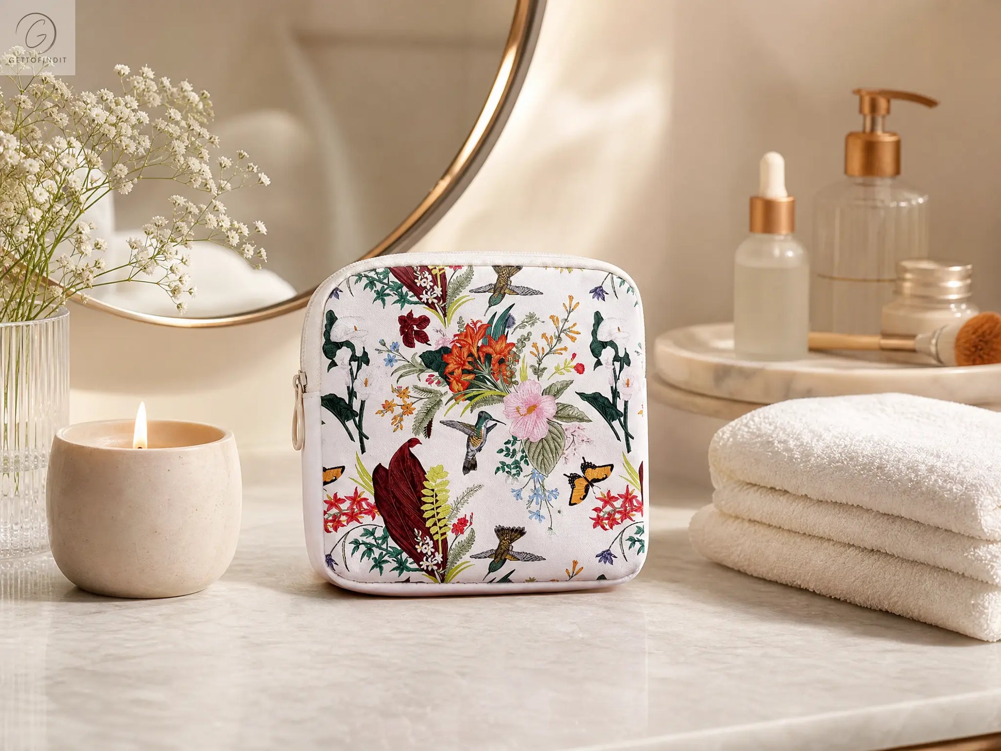 Period Bag — Menstrual Cup & Sanitary Pad Pouch 