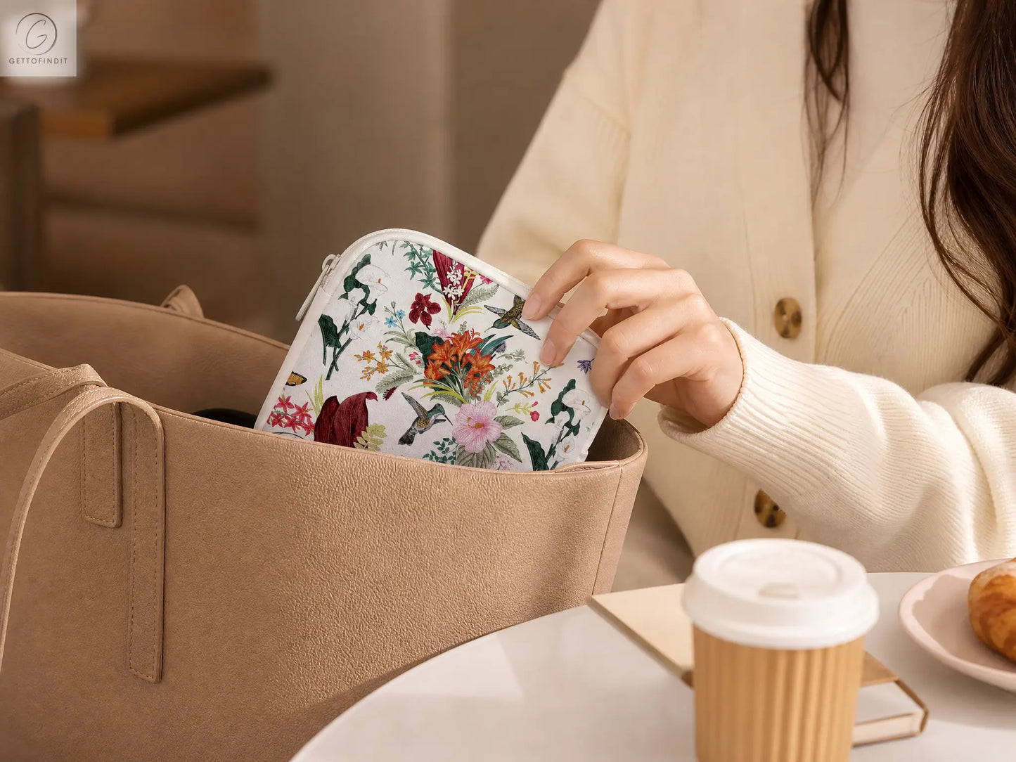 Period Bag — Menstrual Cup & Sanitary Pad Pouch 