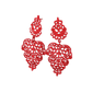 Agnes Earrings -Red