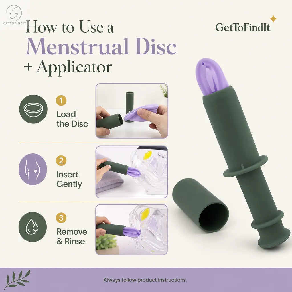 Feminy Menstrual Disc Kit (with Applicator + Travel Pouch)