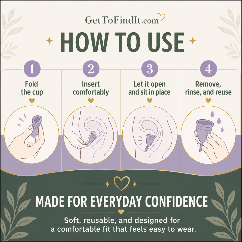 VOXAPOD® Menstrual Cup — FDA-Approved Medical-Grade Silicone