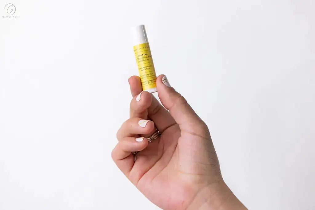 Lip Balm, Set of 3 Natural Unscented Lip Balms Get To Find It, LLC