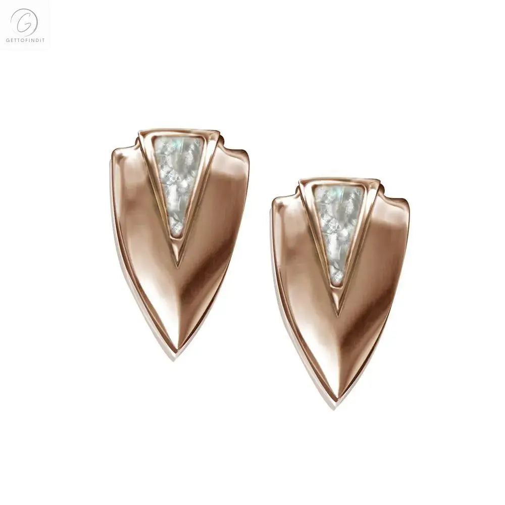 Chevron Earrings- Rose Get To Find It, LLC