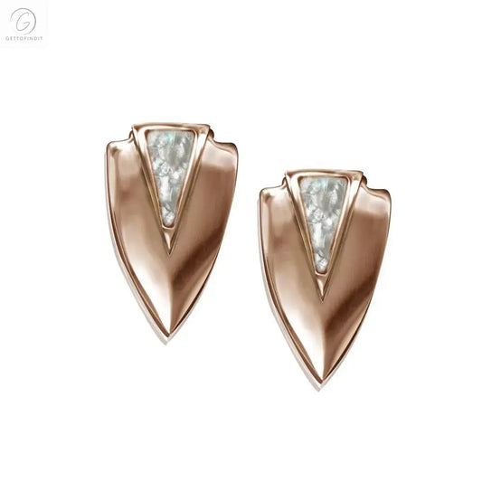Chevron Earrings- Rose Get To Find It, LLC