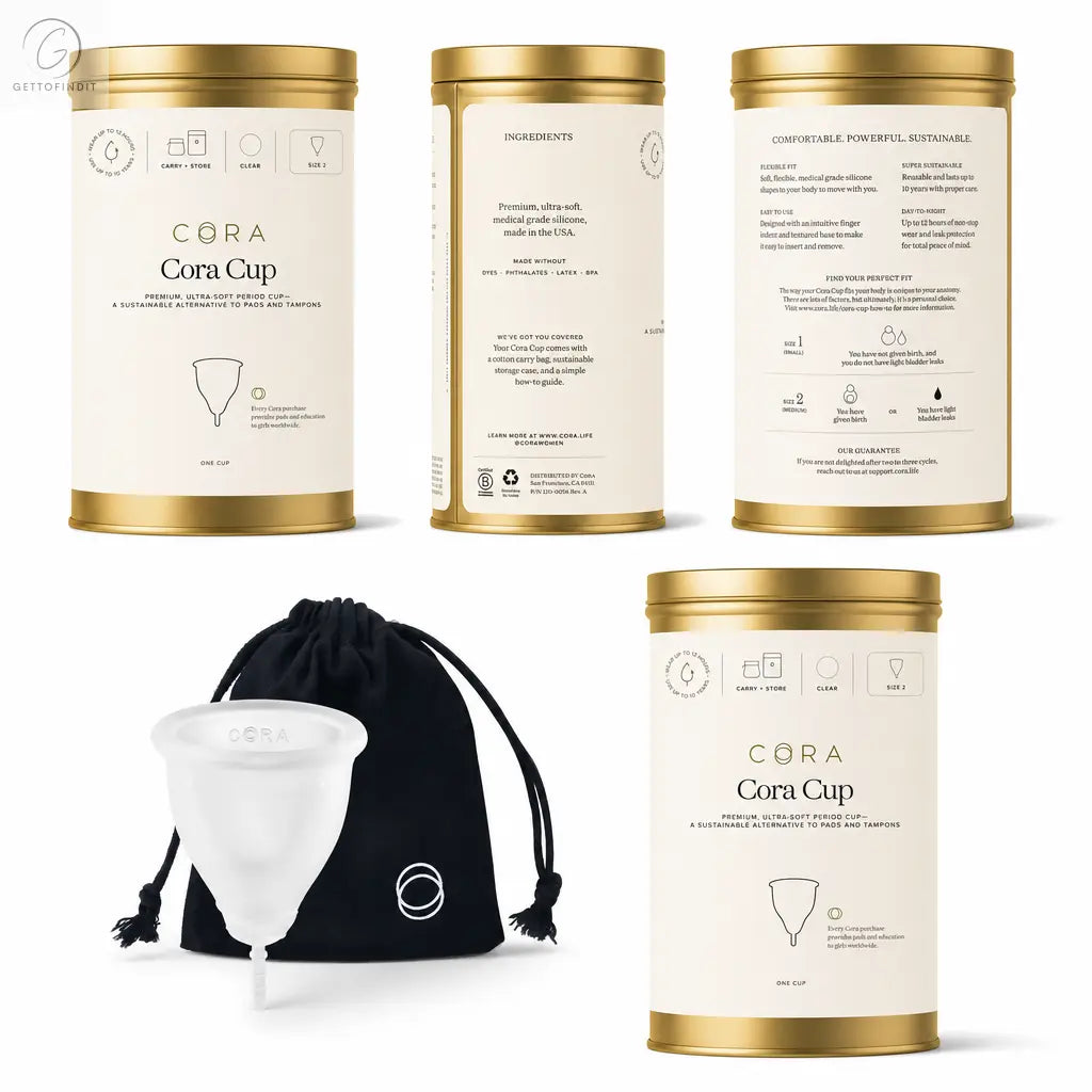Cora Soft Cup — Premium Menstrual Cup