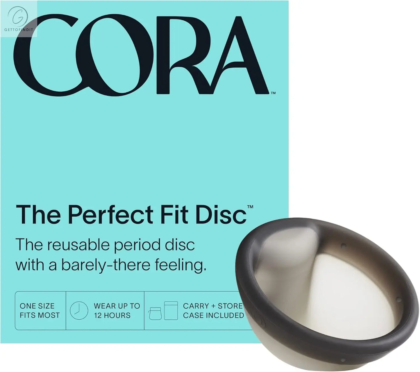 Cora The Perfect Fit Disc — Reusable Period Disc