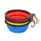 COLLAPSIBLE SILICONE TRAVEL PET BOWL