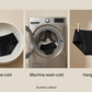 ELNE care preview with cold rinse, machine wash cold, and hang dry