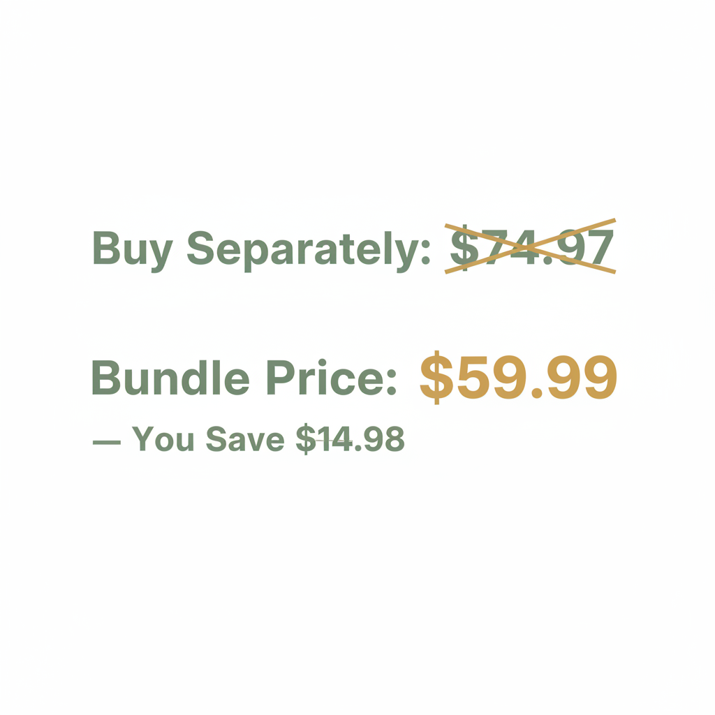 First Period Starter Bundle - Savings Comparison