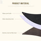 Pure Black Reusable Menstrual Pads — Super Absorbent Bamboo Fiber Set of 5