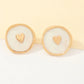 Astral Earrings White