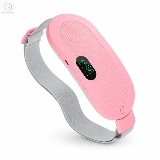 Period Cramp Pain Relief & Intelligent Uterus Warming Belt — 4-Level Heat & Vibration Massage for Period Pain Relief 