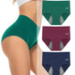 Period Underwear for Women Heavy Flow High Waisted Menstrual Panties Teens Cotton Postpartum Hipster 3 Pack - Medium