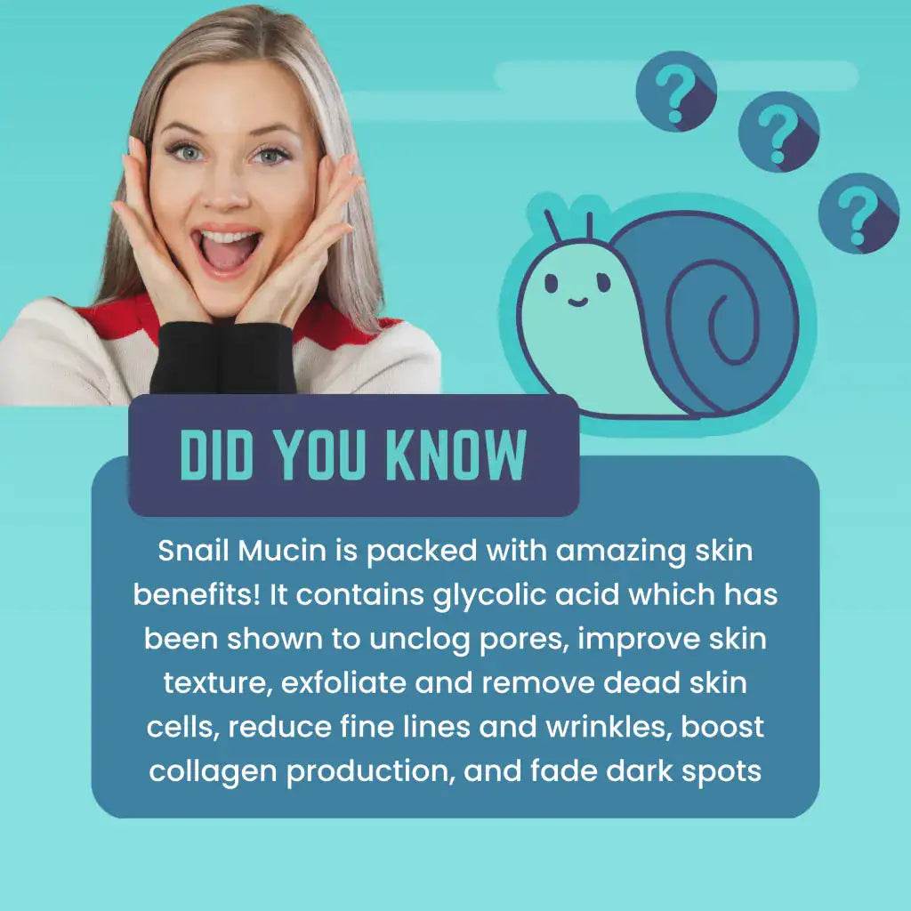 Snail Mucin Serum with Vitamin C & E - Get To Find It, LLC