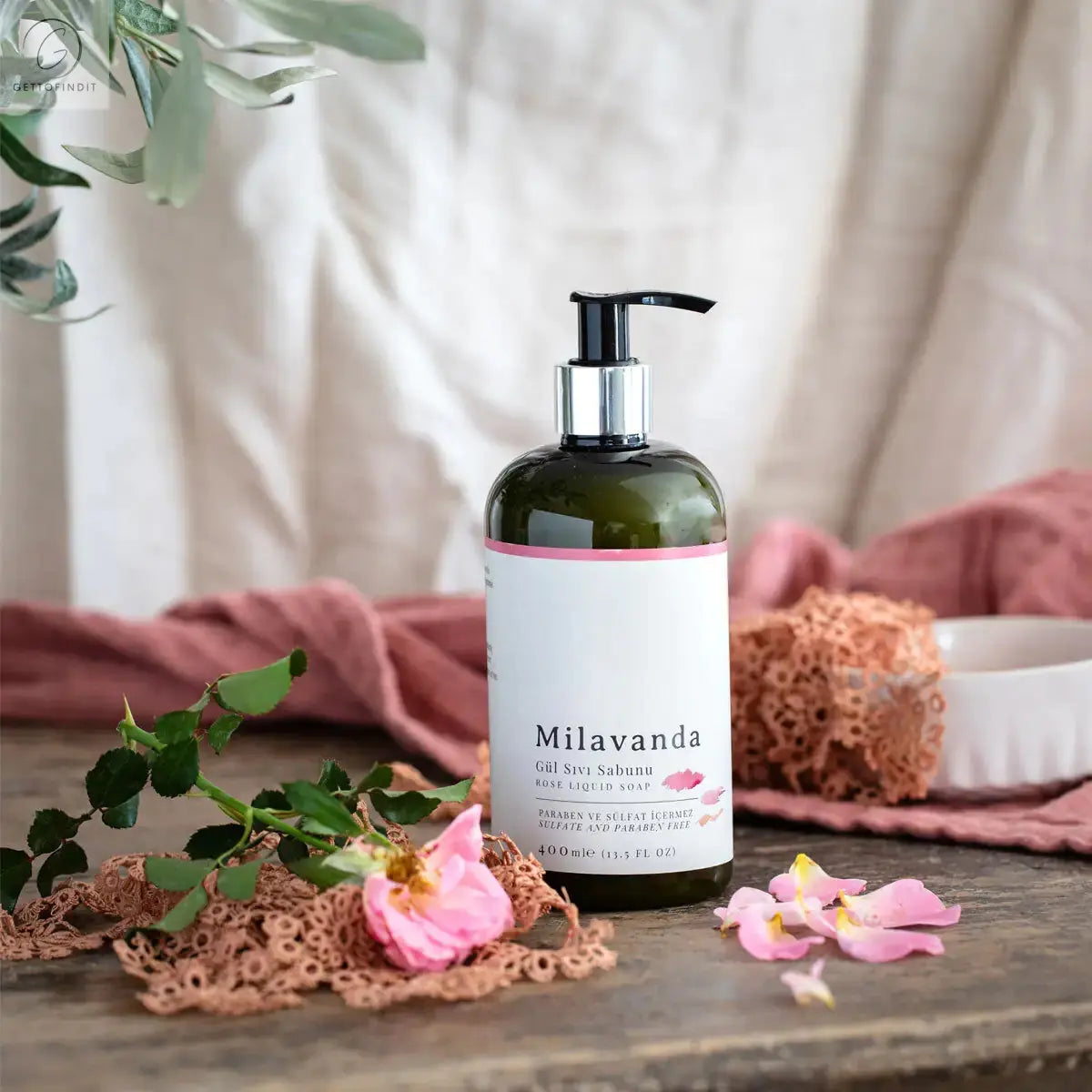 Milavanda Elegant Rose Hand Wash 400ml Get To Find It, LLC